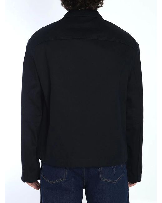 Gucci Black Midnight Gabardine Jacket for men