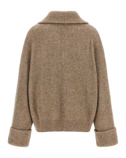 Brunello Cucinelli Natural 'Sparkling' Cardigan