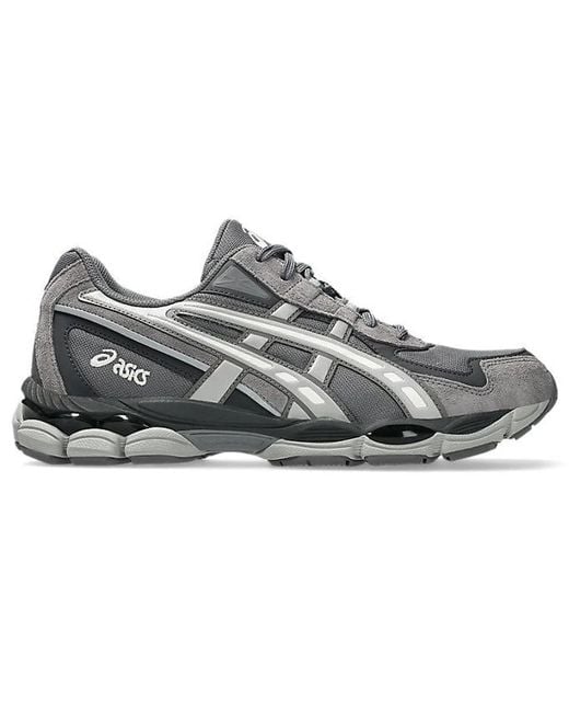 Asics Gray Leather Sneakers