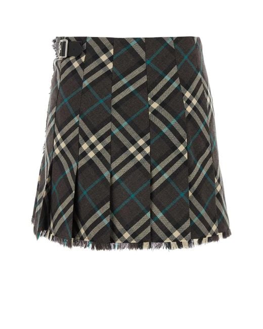 Burberry Black Skirts