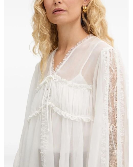 Pinko White Polyester Shirt