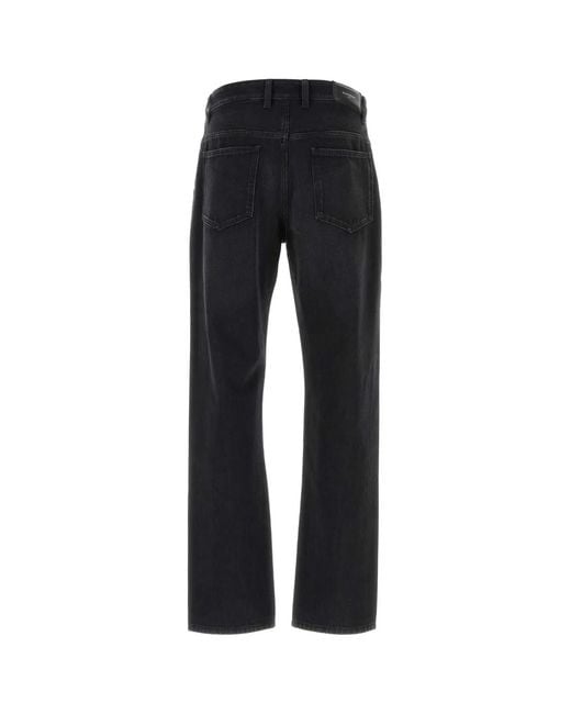 Givenchy Black Straight Couture Seam Denim for men