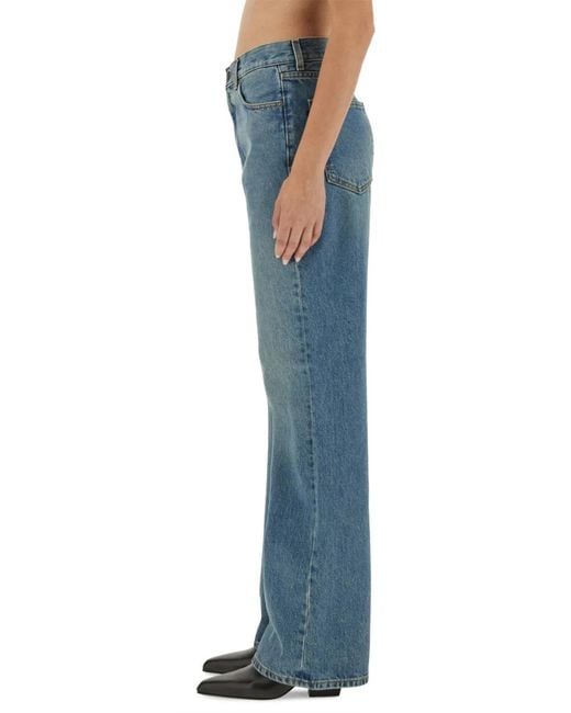Haikure Blue Denim Cotton Jeans