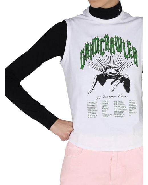 Raf Simons Pink Printed Top