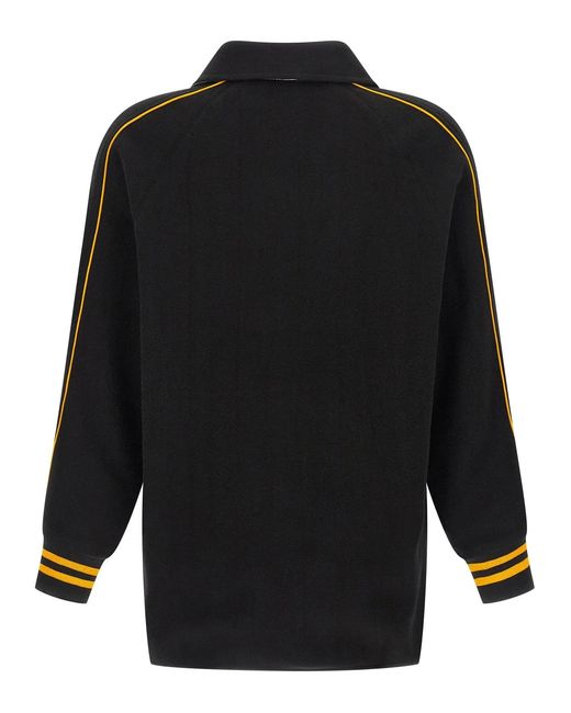 Bode Black 'Monogram Snap' Reversible Jacket for men