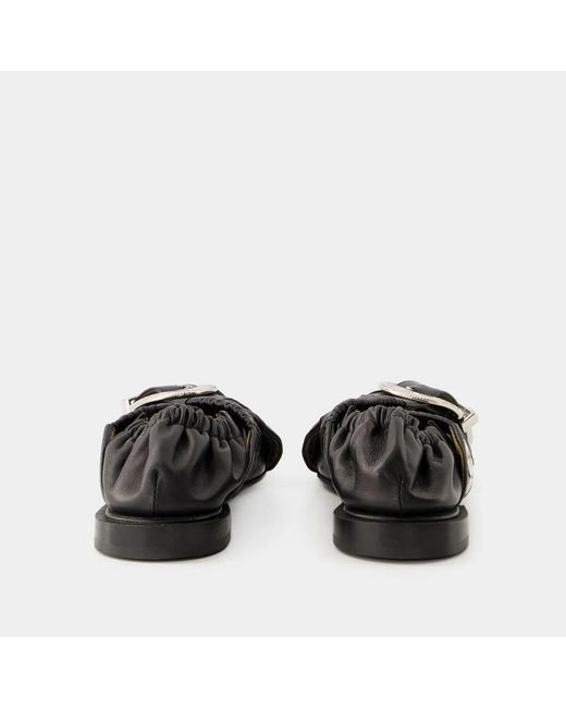 Toga Black Aj928 Sandals