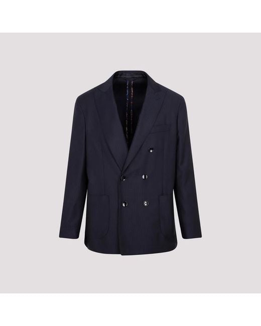 Etro Blue Jacket for men