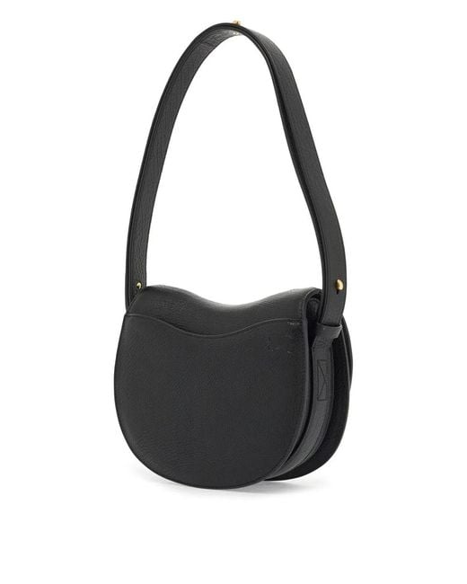 Burberry Black Leather Small Rocking Horse Shoulder Bag