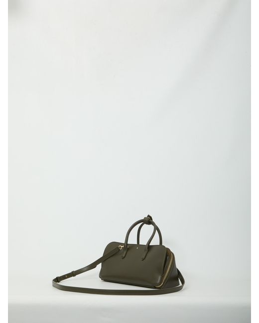Alaïa Green Alaia Small Delta Bag