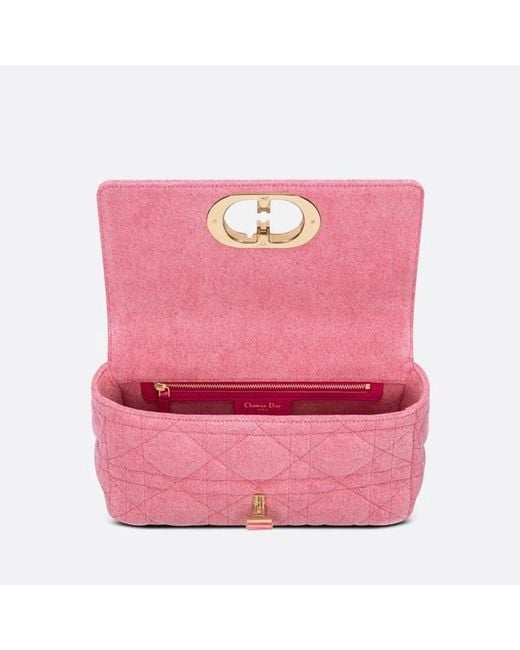 Dior Pink Caro M Canvas