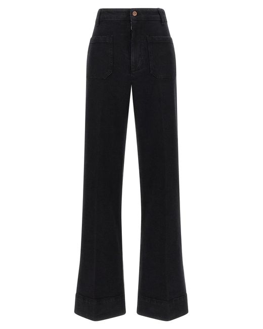 Victoria Beckham Black 'Alina' Jeans