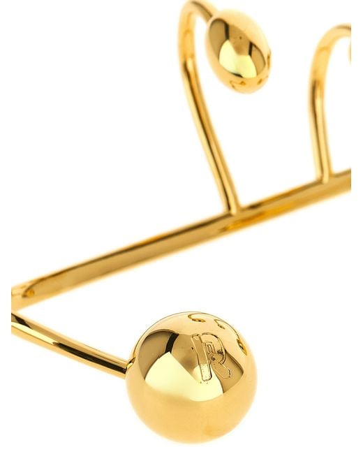 Rabanne Metallic 'Handcuff Punk' Bracelet