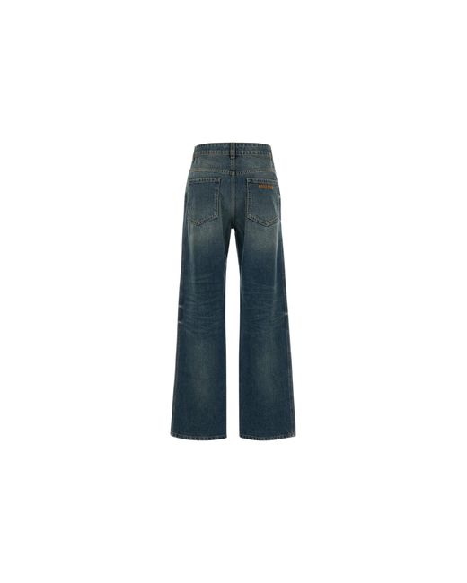 Miu Miu Blue Denim Trousers