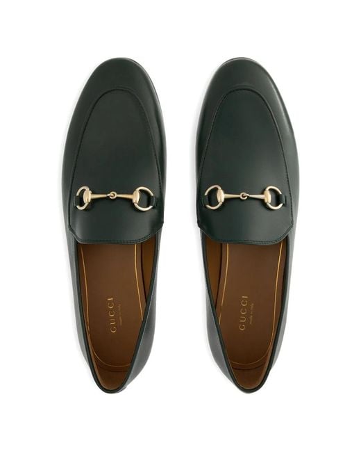 Gucci Green Jordaan Loafers