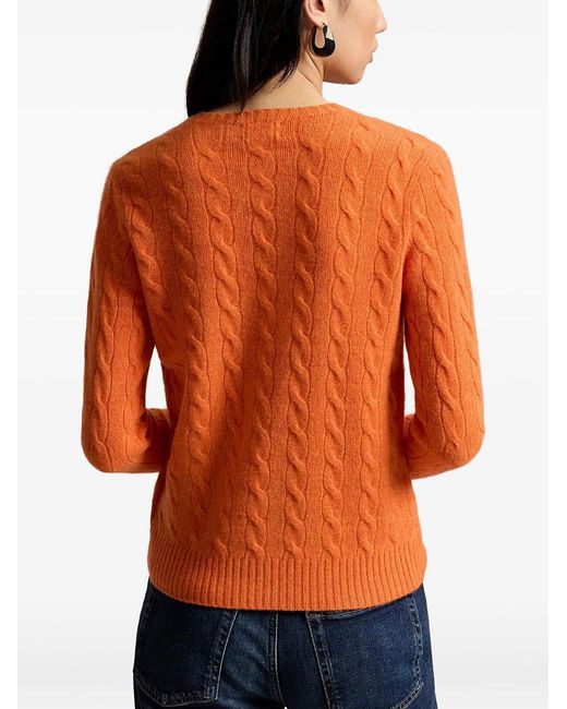 Polo Ralph Lauren Orange Pullover Girocollo