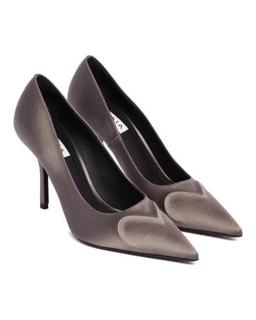 Alaïa Gray Alaia Pumps 90