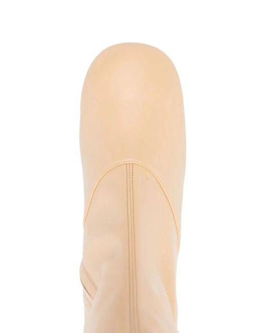 Chloé White Janis Heeled Boots