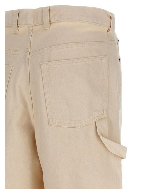 A.P.C. Natural 'Westland' Bermuda Shorts for men