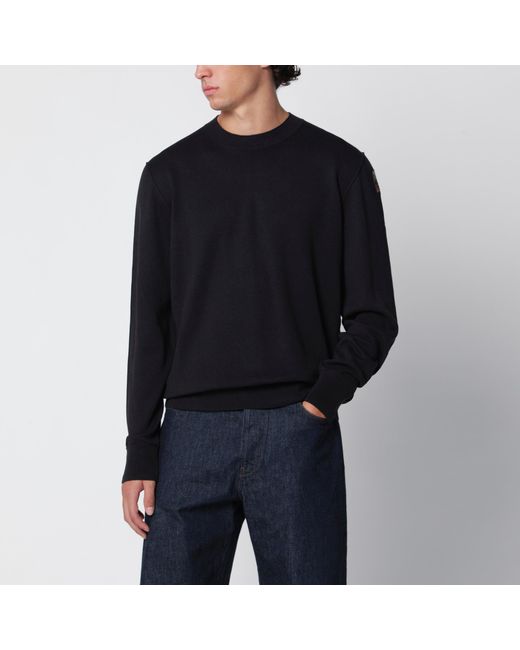 Parajumpers Black Basic Braw Cotton-Blend Sweater for men
