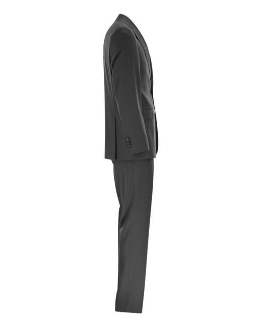 Boss Black Stretch Virgin Wool Blend Suit for men