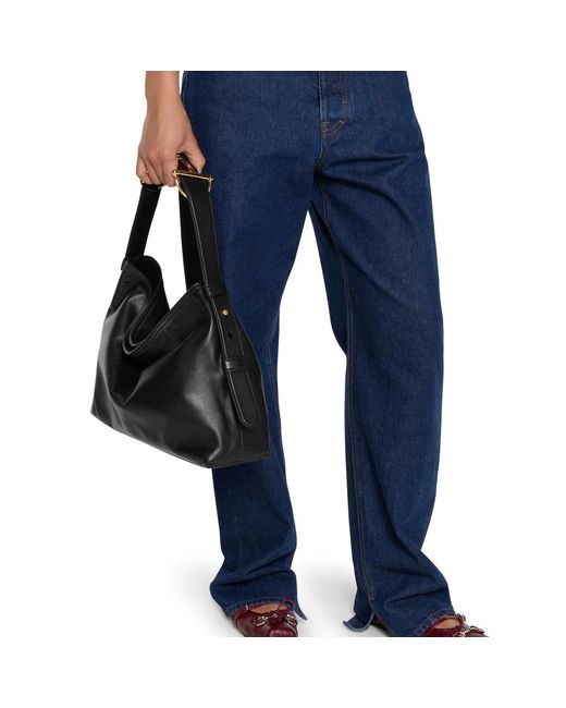 Gucci Black Leather Medium Beatrix Shopping Bag