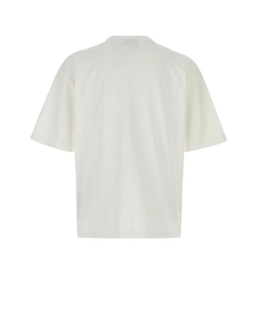 DSquared² White Cotton Oversize T-shirt for men