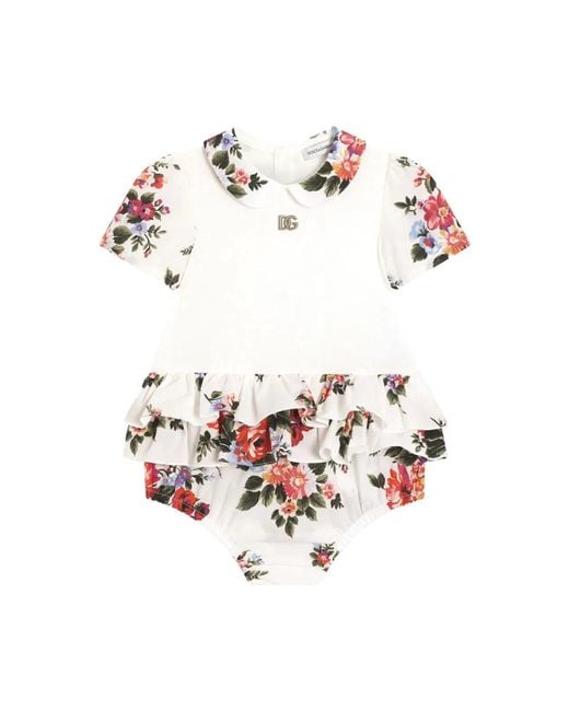 Dolce & Gabbana White Dolce & Gabbana Body "Flowers"