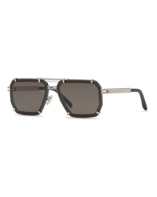Philipp Plein Metallic Metal Sunglasses