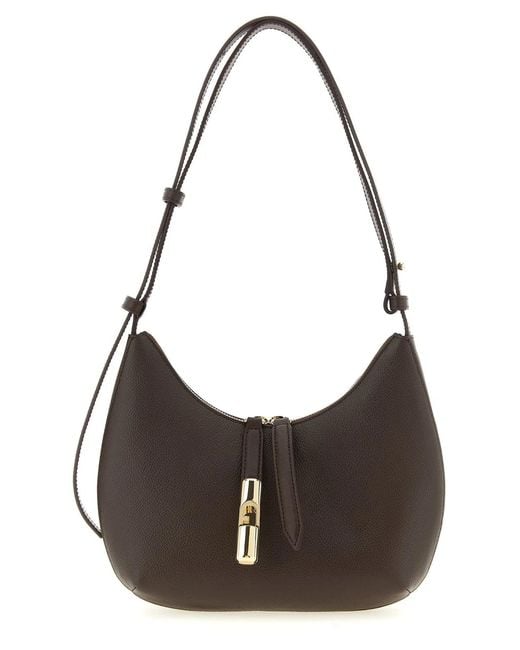 Furla Gray Goccia' Small Shoulder Bag