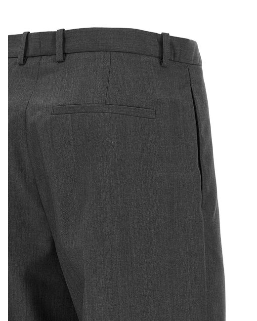 Jil Sander Gray Wool Dress Pants