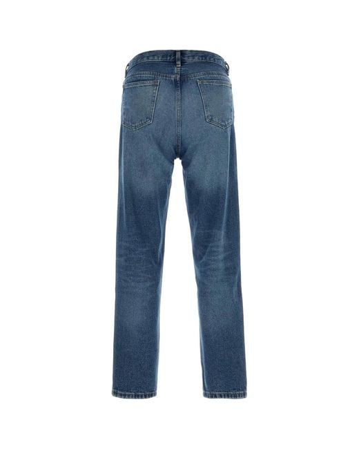 A.P.C. Blue Denim Martin Jeans for men