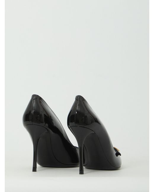 Dolce & Gabbana Black Dolce&Gabbana Elegant Patent Leather Pumps