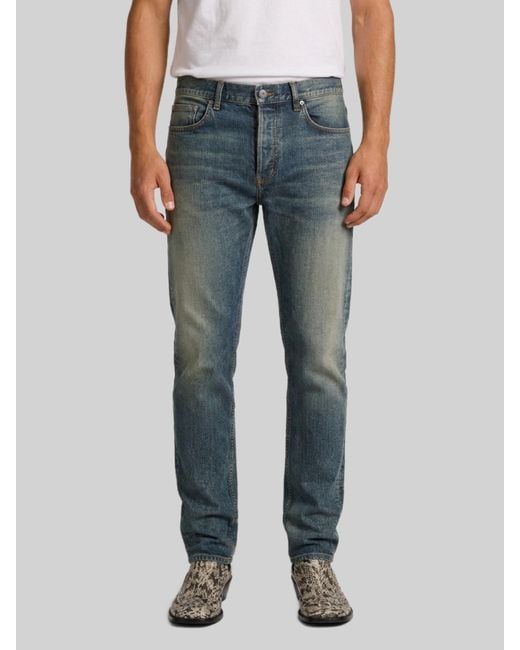 Dior Blue Long Skinny Jeans for men