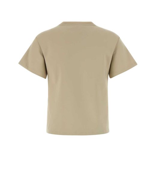Max Mara Natural Sand Stretch Jersey Quagga T-Shirt