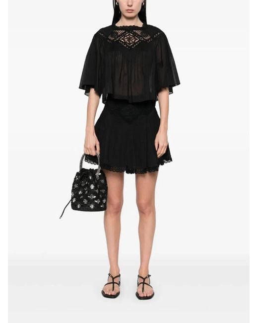 Isabel Marant Black Goldie Short Skirt