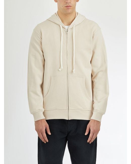 Comme des Garçons Natural Sweatshirt With Zip And Hood for men