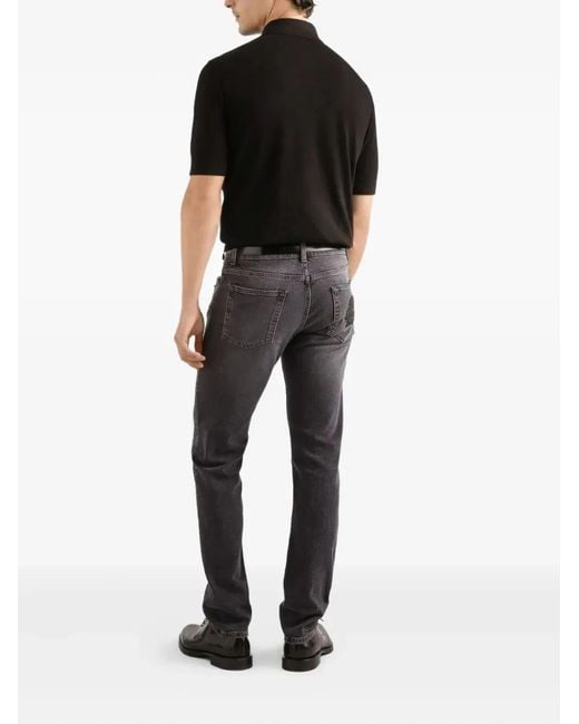 Dolce & Gabbana Black Dolce & Gabbana Polo Shirt for men