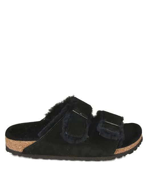Birkenstock Black "Boston" Sandals