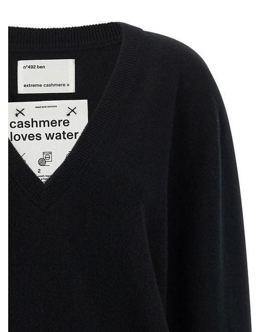 Extreme Cashmere Black 'N°492 Ben' Sweater