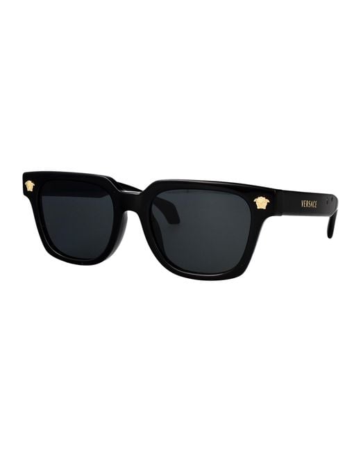 Versace Black Acetate Sunglasses for men