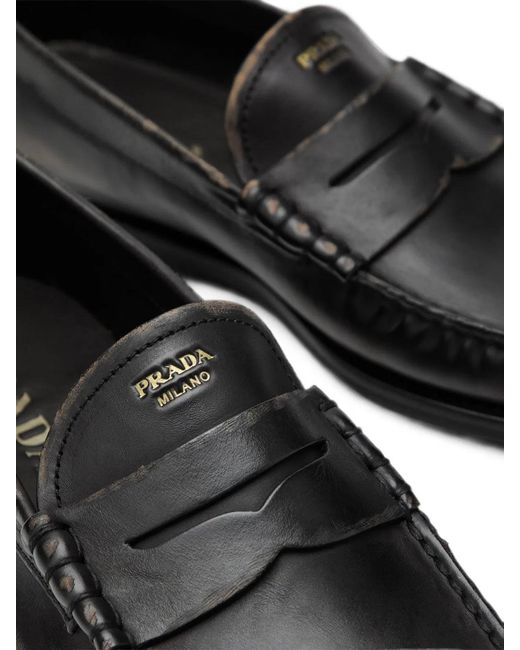 Prada Black Mocassino for men