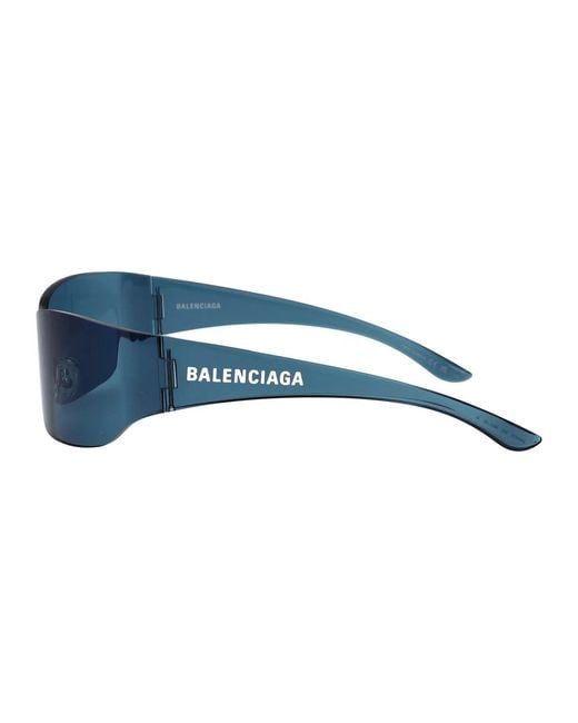 Balenciaga Blue Nylon Sunglasses