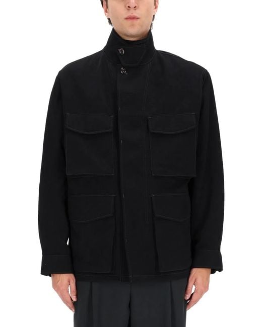 Lemaire Black "Soft Field" Jacket for men