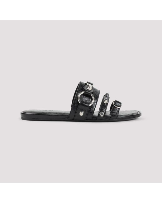 Balenciaga Black Sliders