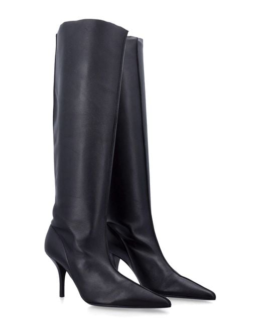 Magda Butrym Blue High Boot Leather