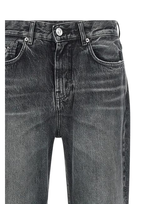 Versace Gray Cotton Jeans for men