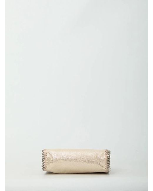 Stella McCartney Natural Falabella Tiny Crossbody Bag