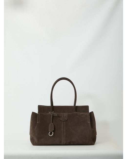 Tod's Brown Tods T Timeless Small Shoulder Bag