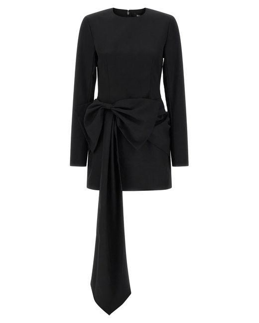 ROTATE BIRGER CHRISTENSEN Black Rotate Birger Christensen Maxi Bow Dress