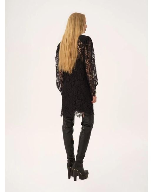 Chloé Black Cotton Polyamide Dress